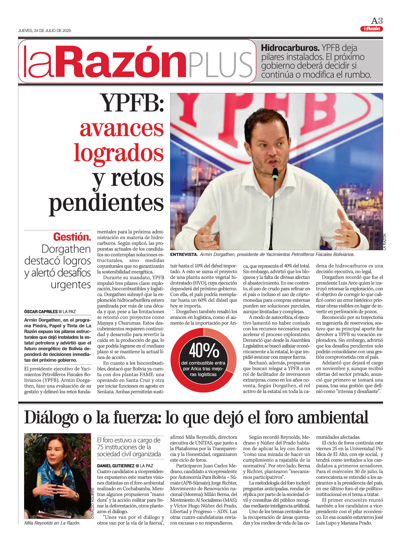 24 de julio del 2025 - La Razón