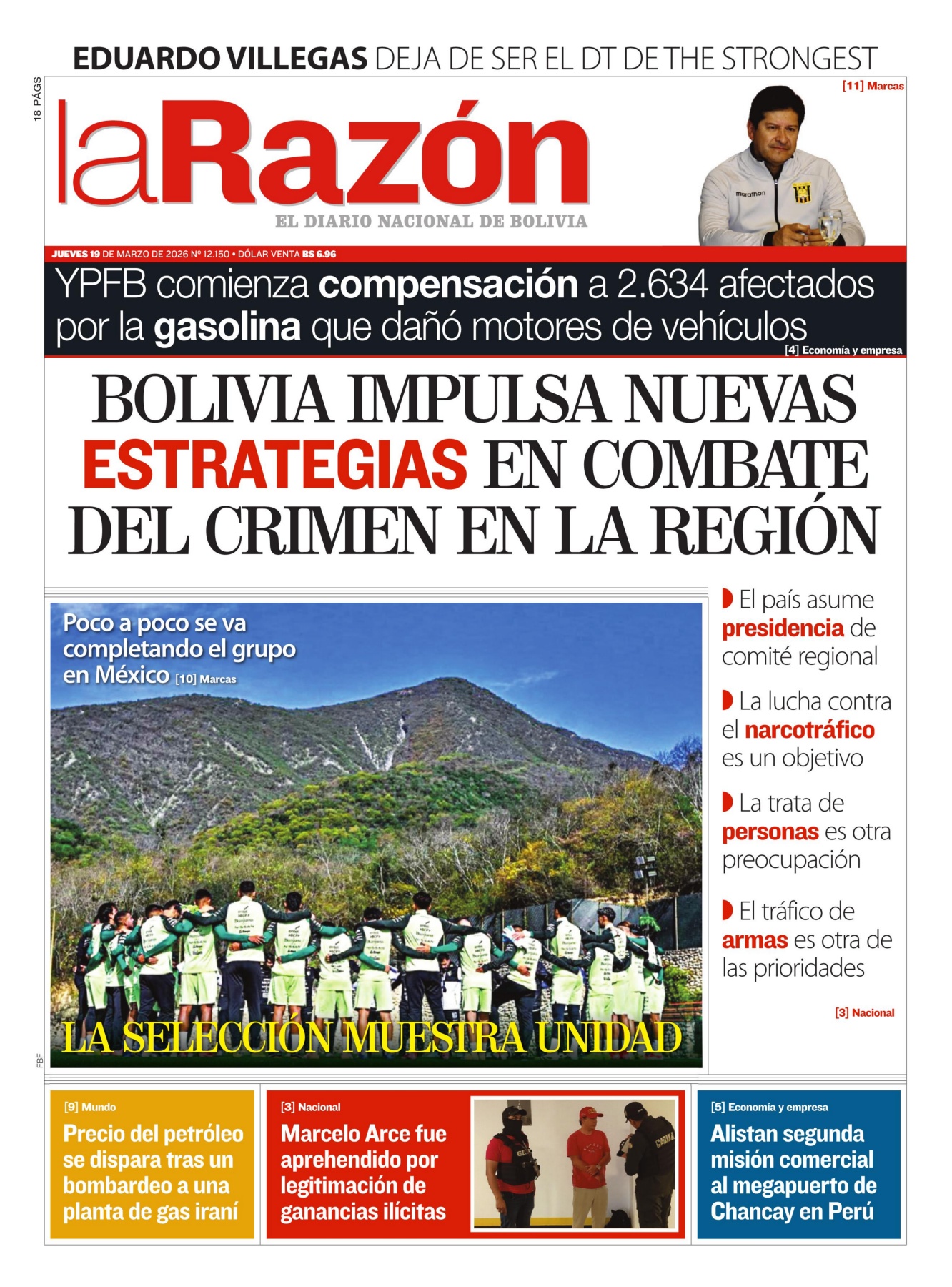 19 de marzo del 2026 - La Razón