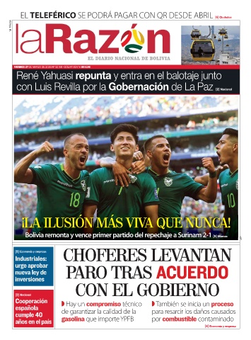 27 de marzo del 2026 - La Razón