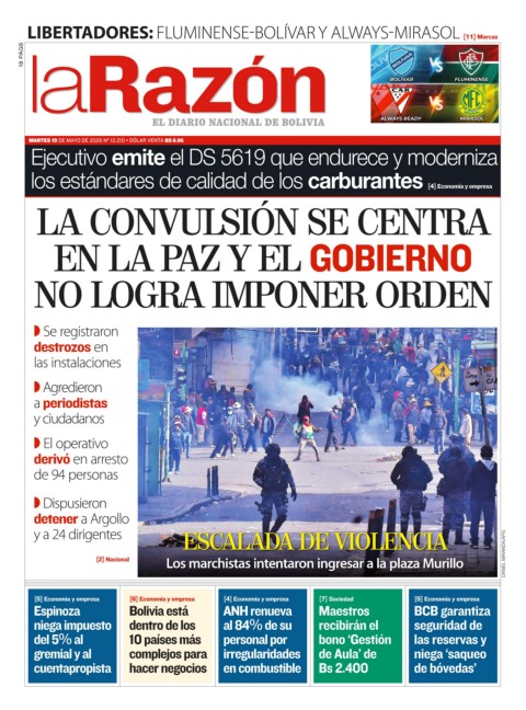 19 de mayo del 2026 - La Razón